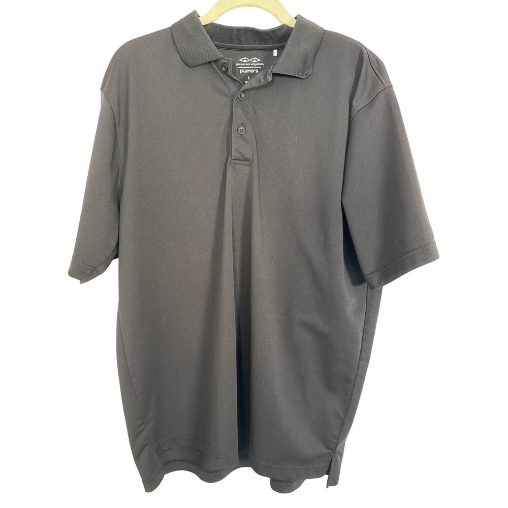 Snake Eyes Players Golf Polo Men’s Large Black Performance Shirt